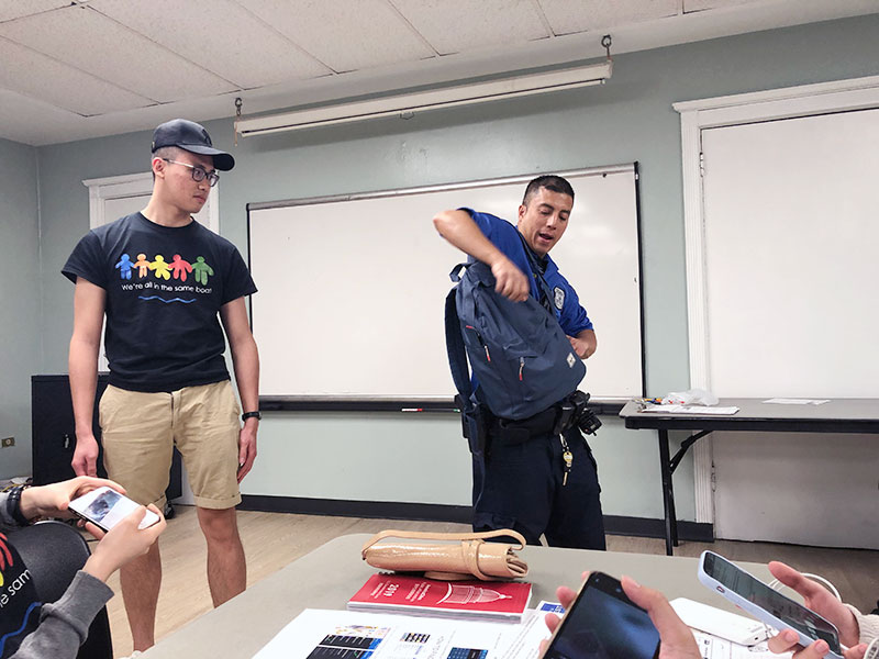 NYPD safety talk